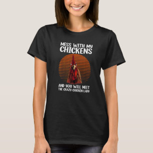 T-shirt Poulet Cool Pour Femmes Filles Maman Éleveuse De P