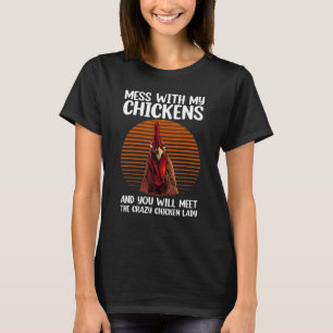T-shirt Poulet Cool Pour Femmes Filles Maman Éleveuse De P
