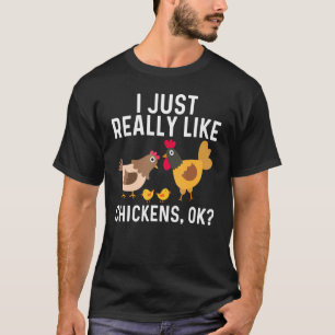 T-shirt Poulet Cool Pour Hommes Femmes Coq Poule Poussins
