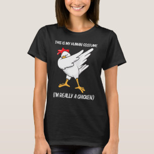 T-shirt Poulet Cool Pour Hommes Femmes Dabbing Volailles P