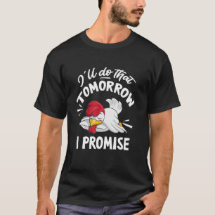 T-shirt Poulet couché mûr Graphisme Femmes Hommes Enfants
