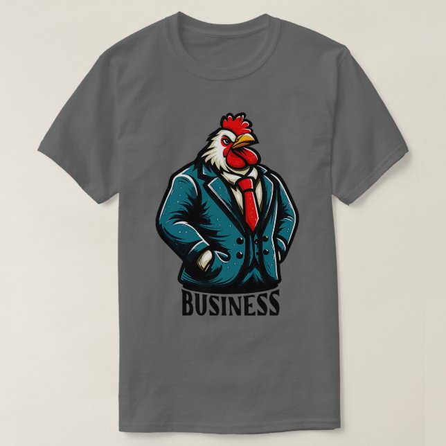 T-shirt Poulet d'affaires (Design devant)