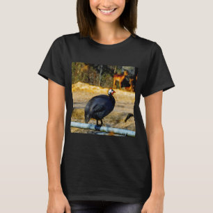 T-shirt Poulet d'Afrique galinha-d'angola ou pintada-da-gu