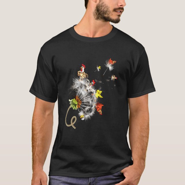 T-shirt Poulet Dandelion, éleveur d'animaux (Devant)