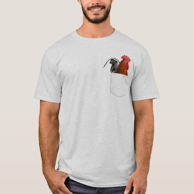T-shirt Poulet dans votre poche (Devant)