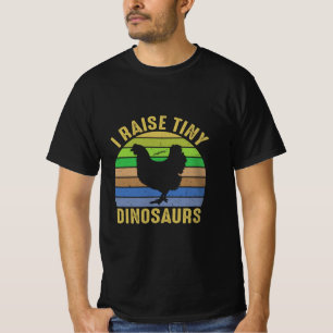 T-shirt Poulet D'Art Je Soulève De Minuscules Dinosaures