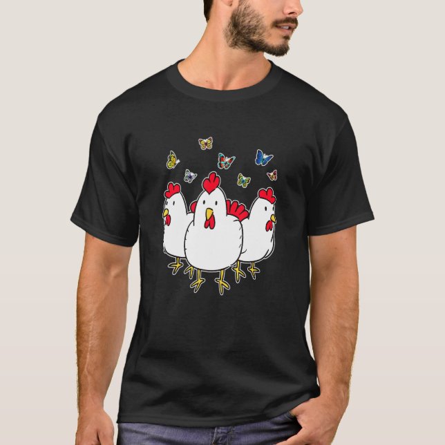 T-shirt Poulet de Hen Animal (Devant)