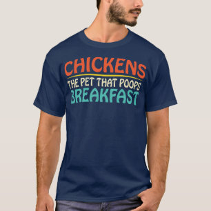 T-shirt Poulet de l'animal qui fait chier Petit-déjeuner D