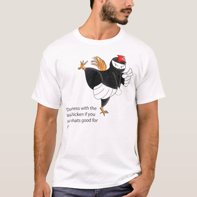 T-shirt Poulet de Ninja (Devant)