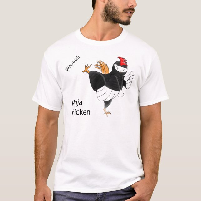 T-shirt Poulet de Ninja (Devant)
