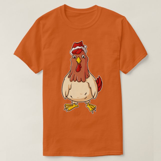 T-shirt Poulet de Noël (Design devant)