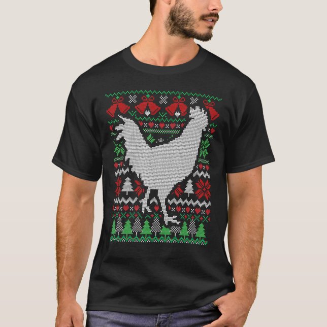 T-shirt Poulet de Noël (Devant)