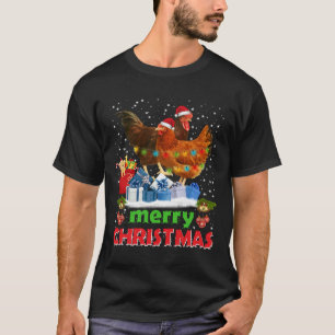 T-shirt Poulet de Noël Poulet de Noël Jours de Noël C