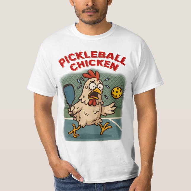 T-shirt Poulet de pickleball (Devant)