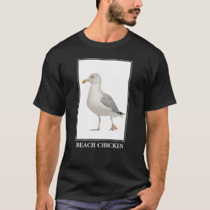 T-shirt Poulet de Plage - Humour de goéland de Mouette de 