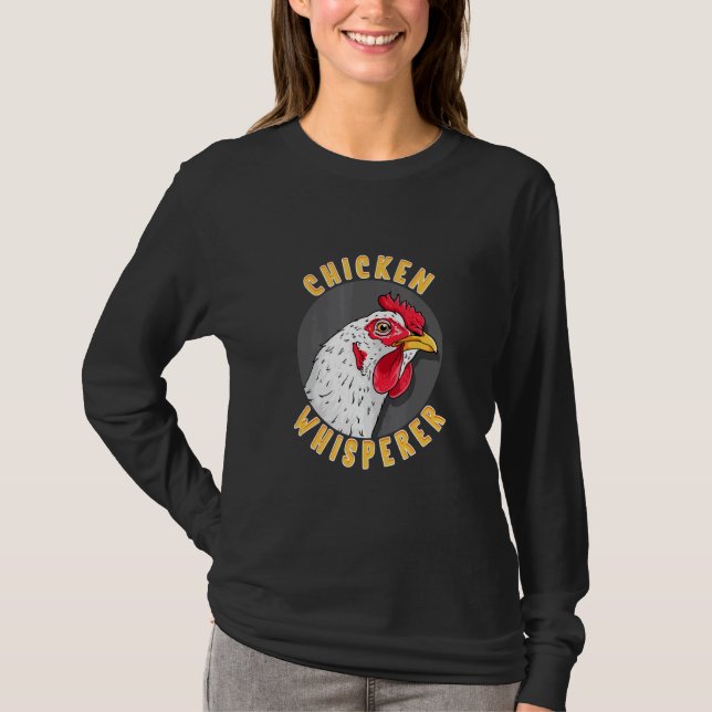 T-shirt Poulet de poulet à Whisperer (Devant)