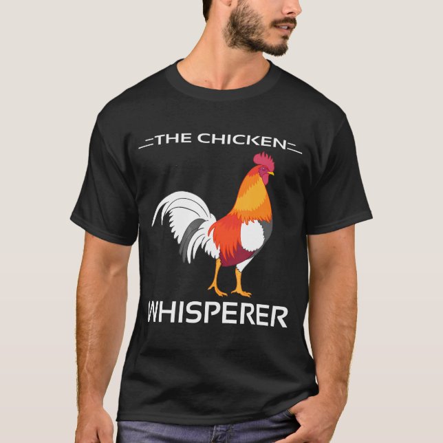 T-shirt Poulet de poulet à Whisperer T (Devant)