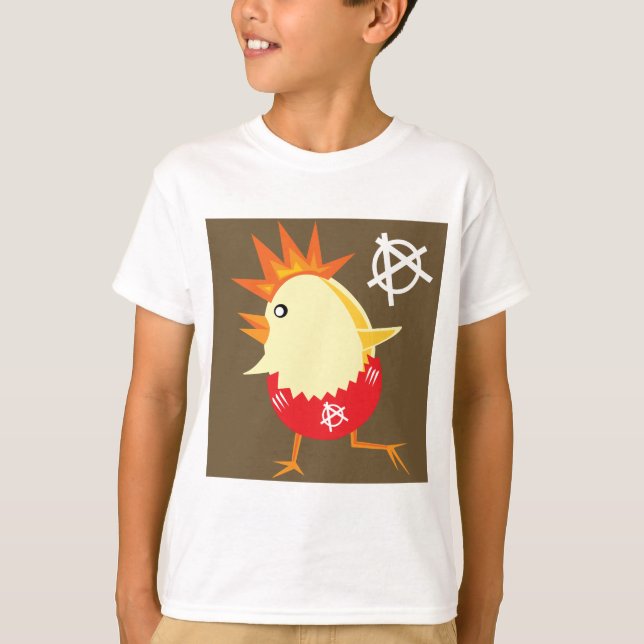 T-shirt Poulet de roche de Punk (Devant)