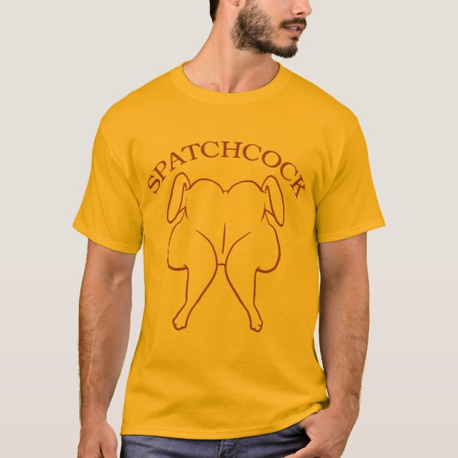 T-shirt Poulet de Spatchcock (Devant)