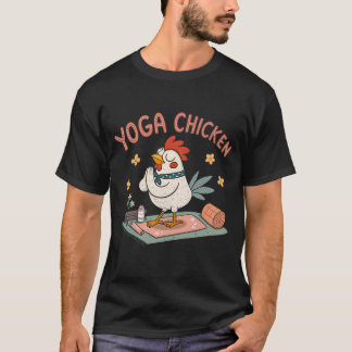 T-shirt Poulet de Yoga