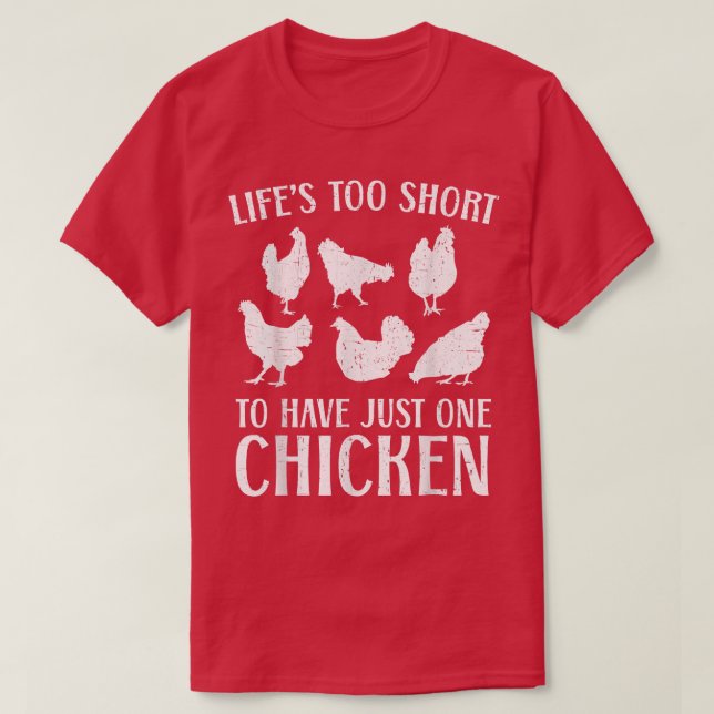 T-shirt Poulet d'élevage Poulet de poulets Whisper ferme V (Design devant)