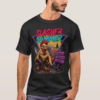 T-shirt Poulet d'été de l'horreur mignon de Summerween