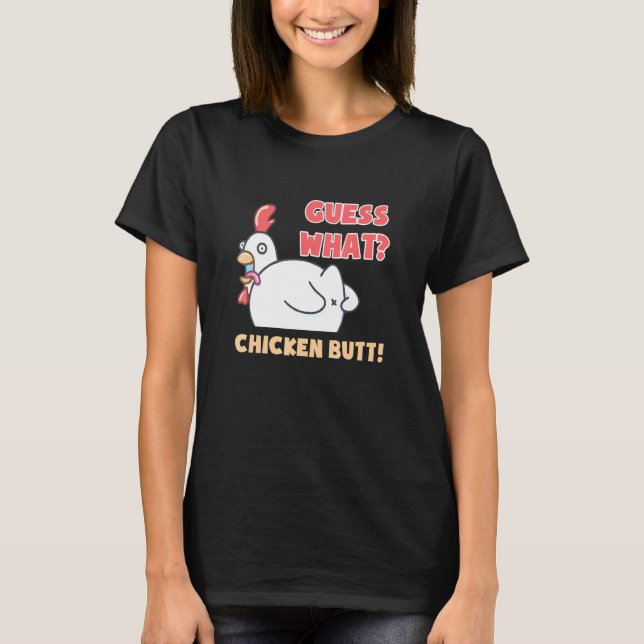T-shirt Poulet Devinez Ce Poulet Beurre Poulet (Devant)