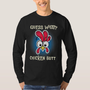 T-shirt Poulet Drôle Devine Quoi Poulaillier