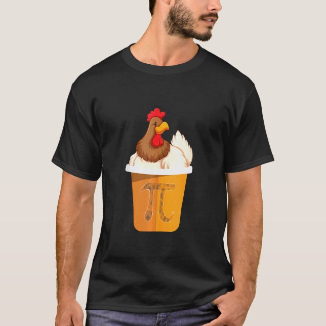 T-shirt Poulet drôle Pot Pi Day 3.14 Prof de maths Hommes  (Devant)