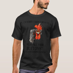 T-shirt Poulet drôle que je cherchais muet sarcastique loi