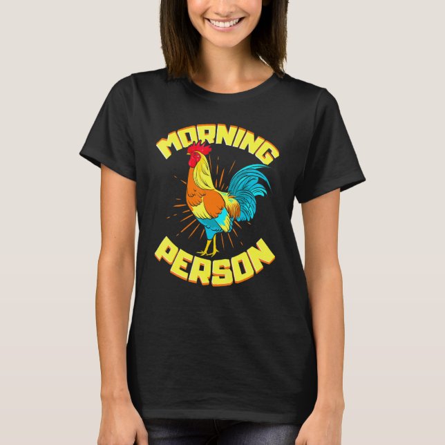 T-shirt Poulet du matin (Devant)