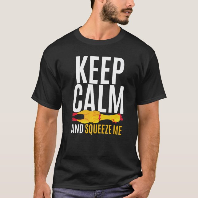 T-shirt Poulet en caoutchouc (Devant)