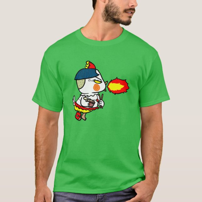 T-shirt Poulet Extra Chaud Épicé (Devant)