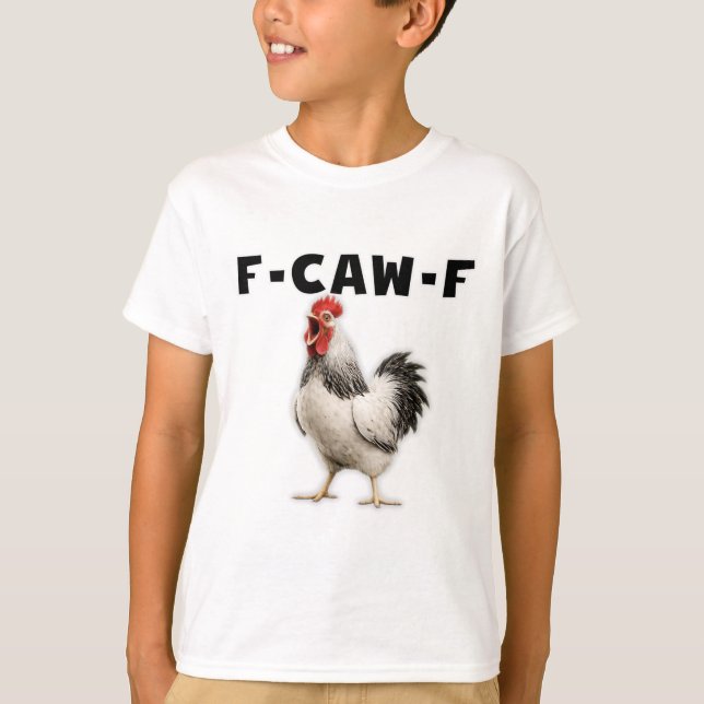T-shirt Poulet F-caw-f  (Devant)