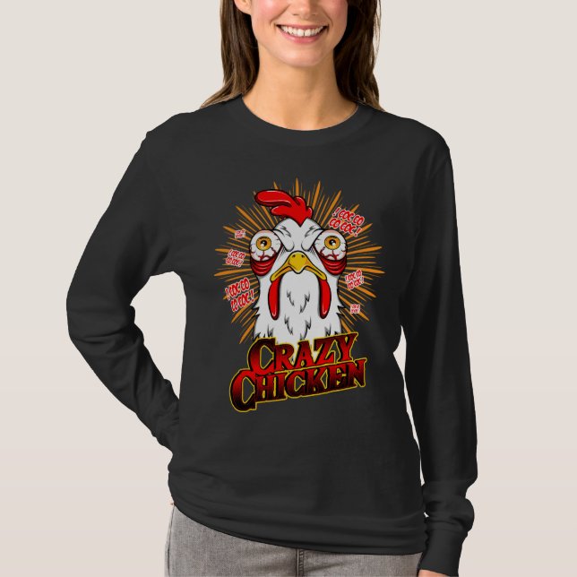 T-shirt Poulet fou (Devant)