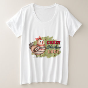 T-shirt poulet fou