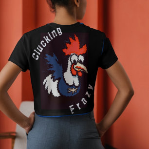 T-shirt poulet fou