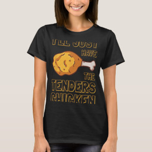 T-shirt Poulet frit mariné juteux enrobé repas croustillan