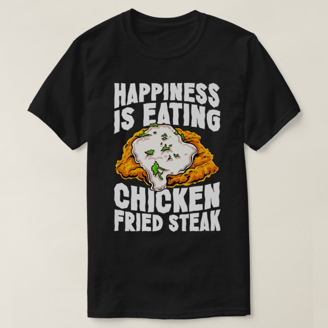 T-shirt Poulet Frit Steak Confort Aliments Drôle poulet lo (Design devant)