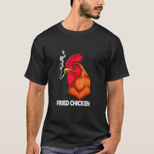 T-shirt Poulet Fumant Frit Activez Votre Mode Humour