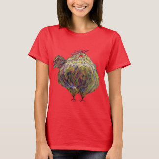 T-shirt Poulet gras avec Beret veut aller en Provence