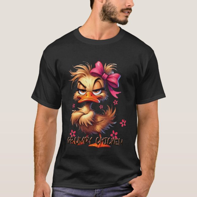 T-shirt Poulet Grincheux (Devant)