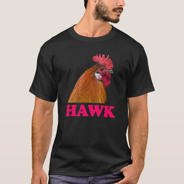 T-shirt Poulet Hawk Confusion Prank Mème Adulte Humour (Devant)
