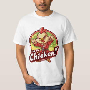 T-shirt Poulet Kung Fu ! ! Kung Fu Pose
