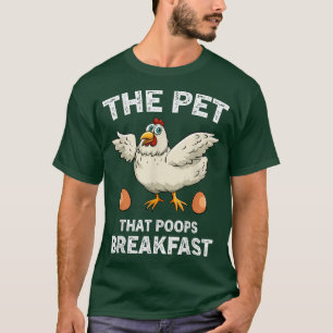 T-shirt Poulet Le Animal Qui Poops Petit Déjeuner, Farme D