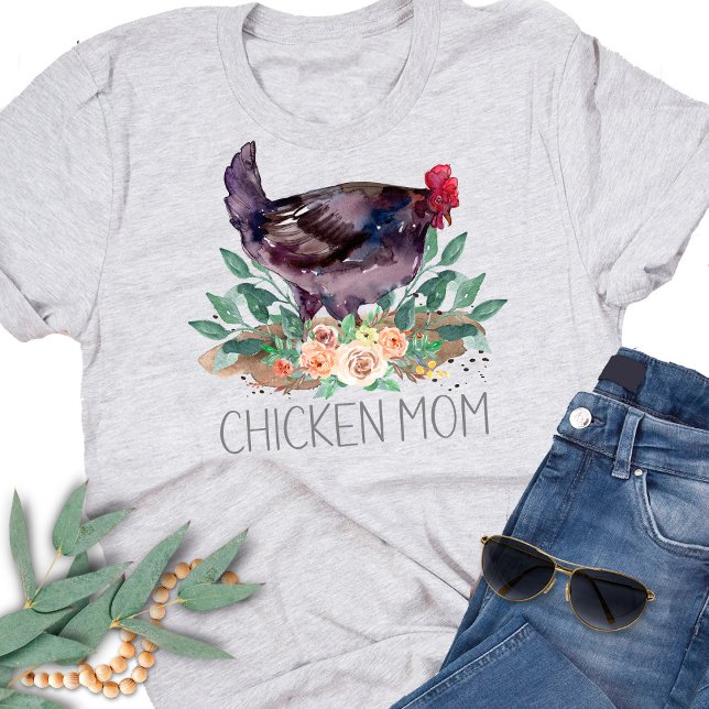 T-shirt Poulet maman Agriculture biologique Jardinage Perm (Créateur téléchargé)