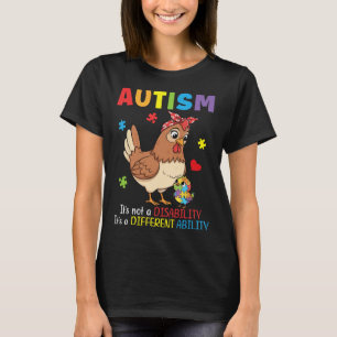 T-shirt Poulet mère sensibilisation à l'autisme Capacité d