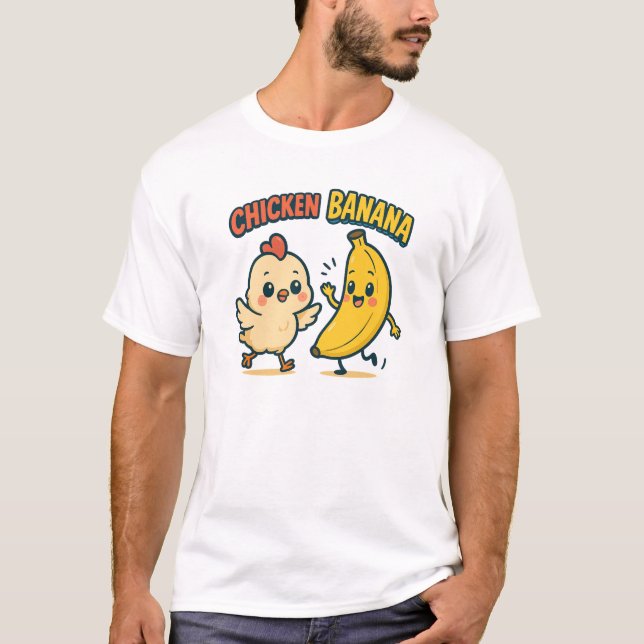 T-SHIRT POULET MIGNON BANANE ! (Devant)