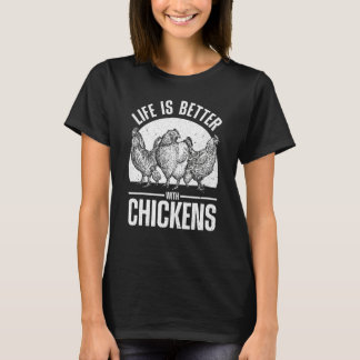 T-shirt Poulet Mignon Pour Hommes Femmes Éleveur De Poulet