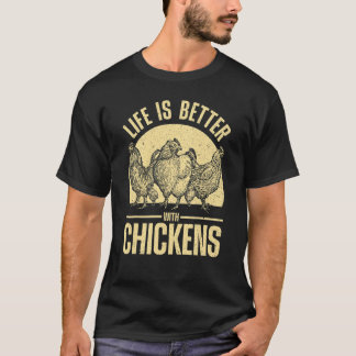 T-shirt Poulet Mignon Pour Hommes Femmes Éleveur De Poulet